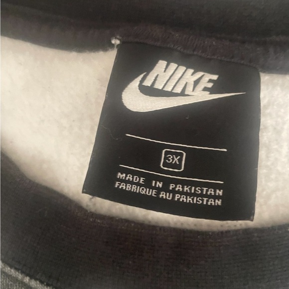 NIKE ICON CLASH FLEECE CREWNECK SWEATSHIRT CROP 3XL - Picture 6 of 6